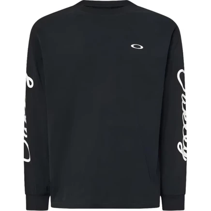 Oakley T Shirts Men's Black Crew Neck Moderate Straight Fit черный