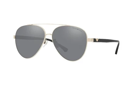 Унисекс-солнцезащитные очки Emporio Armani, серые