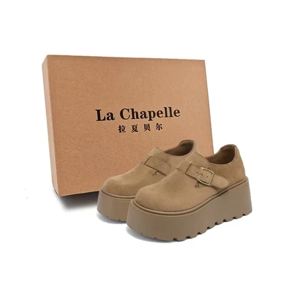 Женские туфли La Chapelle на платформе, зеленые