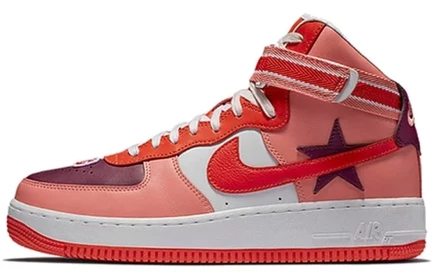 Мужские кеды Nike Air Force 1 High, оранжевые