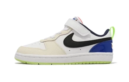 Детские кеды Nike Court Borough Low 2 SE, бело-оранжевые