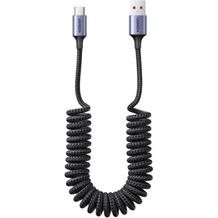 Кабель Ugreen USB-A — USB-C, быстрая зарядка, черный