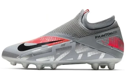 Мужские бутсы Nike Phantom VSN 2 Academy, серо-чёрные