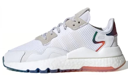 Детские кроссовки adidas Nite Jogger, бело-коричневые