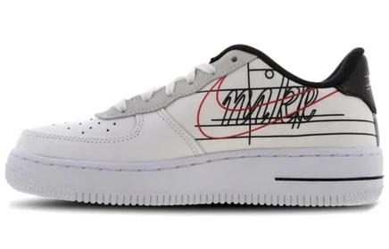 Детские кеды Nike Air Force 1 Low Script Swoosh