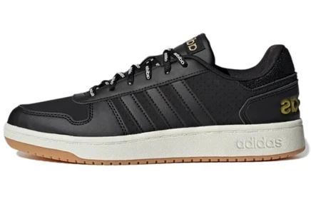 Мужские кроссовки Adidas Hoops 2.0 Mid, черно-белые