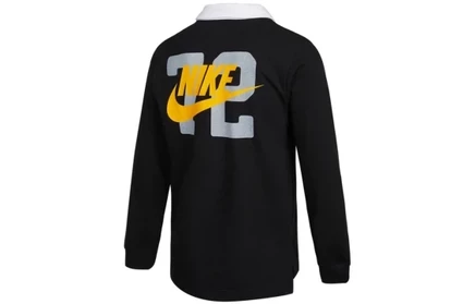 Мужское поло Nike, черное