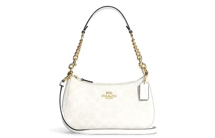 Женская сумка Coach Teri 25 на плечо, белая