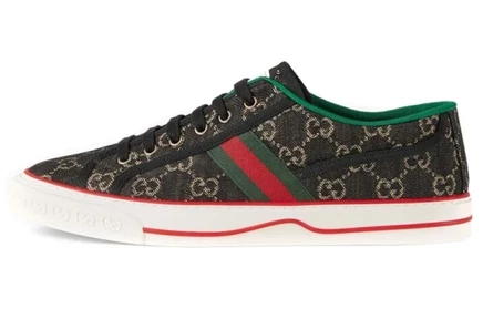 Мужские кеды Gucci Tennis 1977, черно-белые