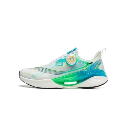 Детские беговые кроссовки Li-Ning YOUNG, бело-зеленые