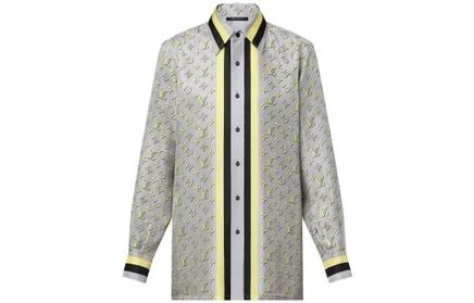 Женская рубашка Louis Vuitton 3D Monogram, серая