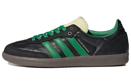 Мужские кеды adidas Samba Wales Bonner, черно-зеленые