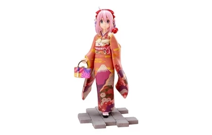 F NEX Nadeshiko Kagamihara Swaying Camping, Season 2, Kimono Sleeve 21.5cm With Base Scale Figures default