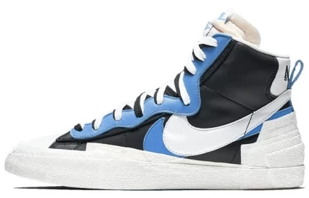 Мужские кроссовки Nike x Sacai Blazer Mid, черно-синие