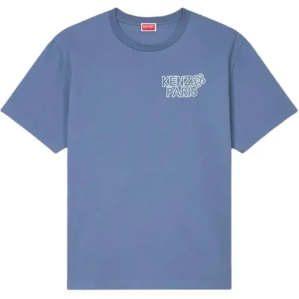 Футболка мужская повседневная kenzo constellation embroidered oversized синий