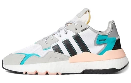 Мужские кроссовки Adidas Nite Jogger, бело-голубые