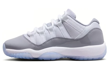 Детские кеды Jordan 11 Retro Low GS, серые