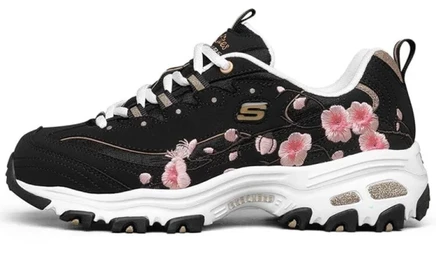 Женские кроссовки Skechers D'Lites 1.0, черные