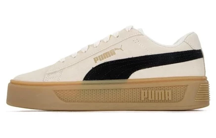 Кроссовки Puma Smash Platform V3, кремово-коричневые