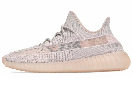 Мужские кроссовки Adidas Yeezy 350 V2 Synth, серо-розовые