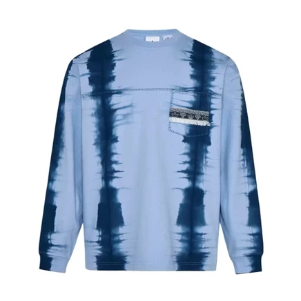 Мужской лонгслив adidas Originals TOUR LS, голубой