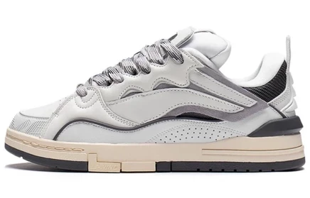 Мужские кроссовки Li-Ning Wave Golden, бело-серые