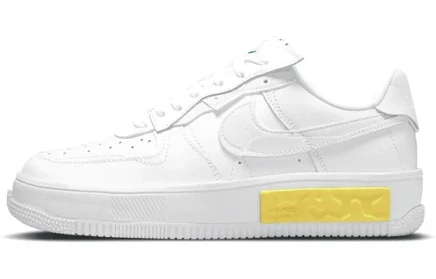 Женские кроссовки Nike Air Force 1 Fontanka, бело-желтые
