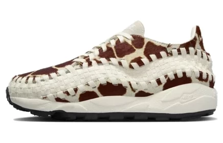 Женские кроссовки Nike Air Footscape, коровий принт