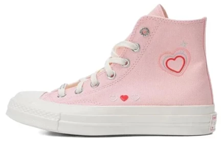 Женские высокие кеды Converse Chuck 70, розовые