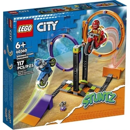Конструктор LEGO City «Вращающийся трюк», 117 деталей