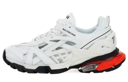 Мужские кроссовки Balenciaga Track.2, бело-красные