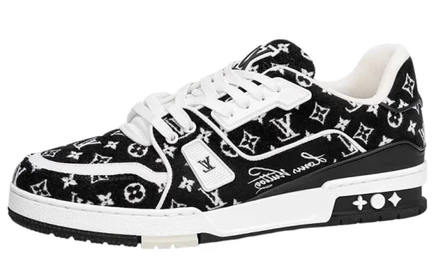 Мужские кроссовки Louis Vuitton LV Trainer, черные