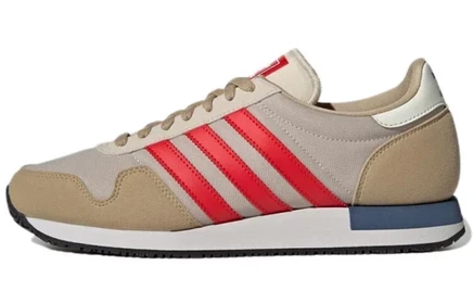 Мужские кроссовки Adidas USA 84, коричнево-красные
