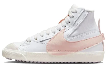 Женские кеды Nike Blazer Mid 77 Jumbo, бело-розовые