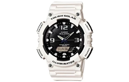 Наручные часы Casio G-Shock AQ S810WC-7A, черно-белые