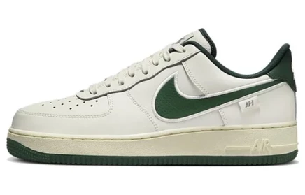 Мужские кроссовки Nike Air Force 1 Low 07, бело-зеленые