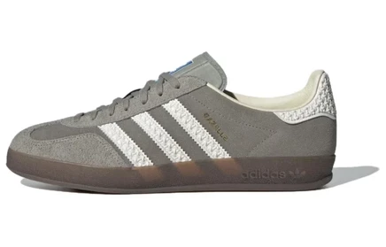 Кроссовки Adidas Gazelle Indoor, серебристые