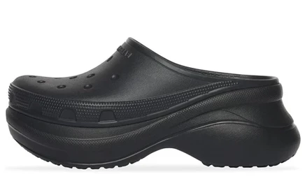 Женские мюли Balenciaga Crocs, черные