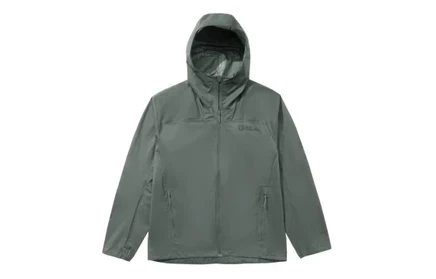 Мужская ветровка Jack Wolfskin для туризма, зеленая