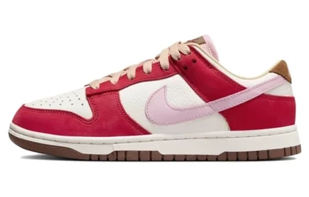 Женские кроссовки Nike Dunk Low Bacon, бежево-красно-розовые