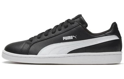 Мужские кроссовки Puma Smash Leather, черно-белые
