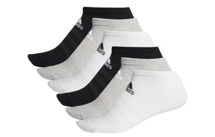 Унисекс-носки Adidas до щиколотки, черно-бело-серые