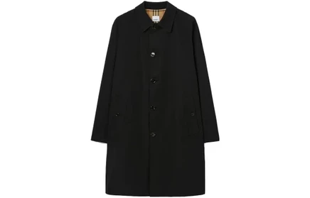 Мужское зимнее пальто Burberry, черное
