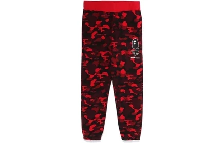 Мужские брюки Bape x Faze Clan, красные