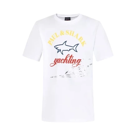 Мужская футболка Paul & Shark Yachting, белая