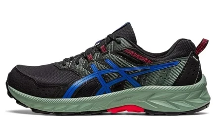 Мужские кроссовки ASICS Gel Venture 9, черно-сине-зеленые