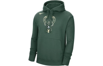 Мужское худи Nike Milwaukee Bucks Club, зеленое