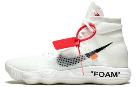 Мужские кроссовки Nike React Hyperdunk Flyknit, Off White
