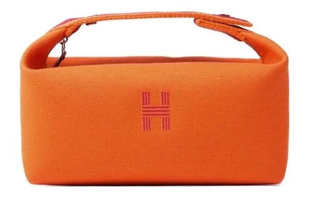Женская косметичка Hermes Bride-a-Brac, оранжевая