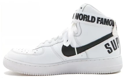 Мужские кроссовки Nike Air Force 1 High Supreme, белые